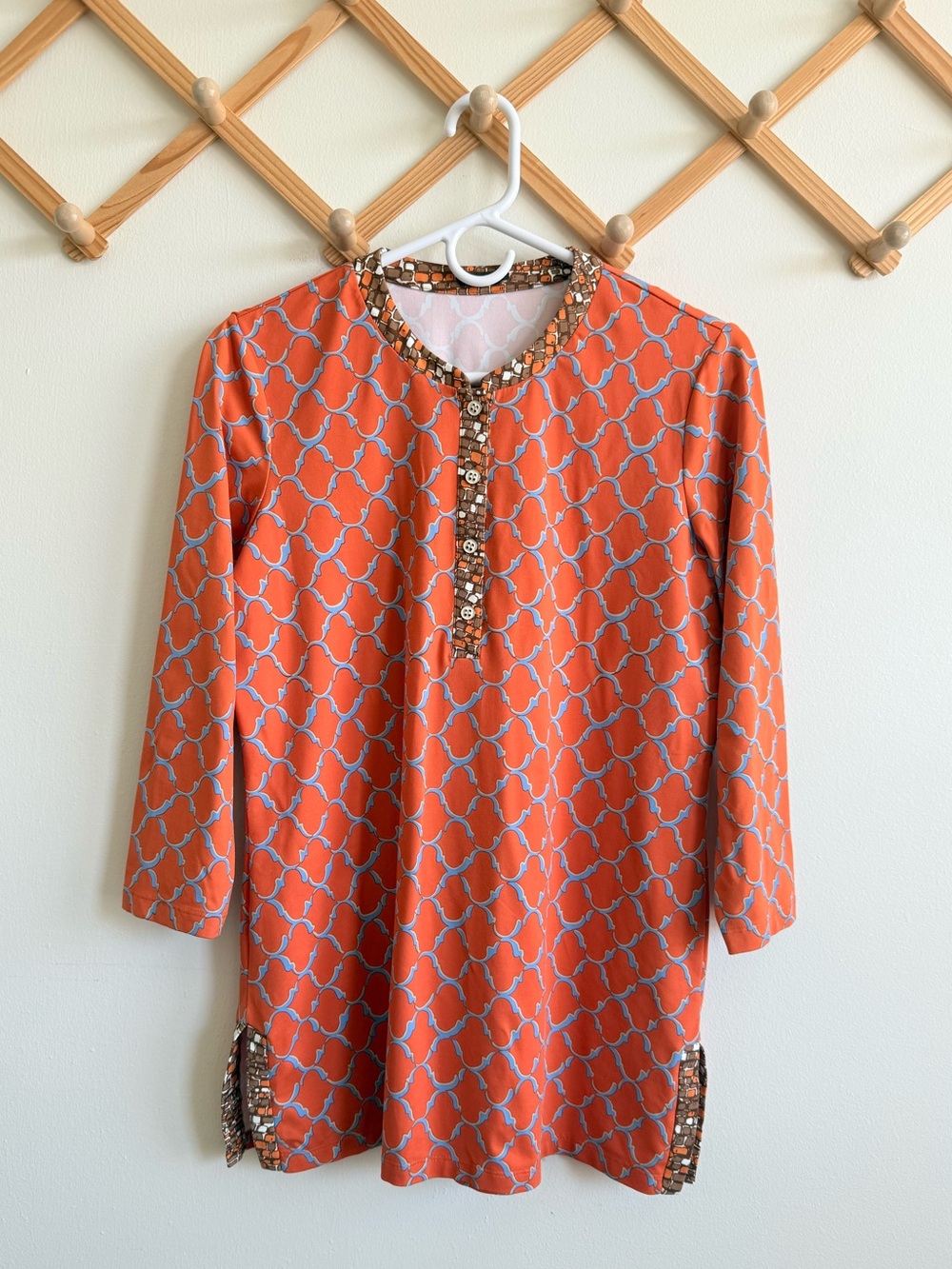 J.Mclaughlin Geometric Pattern Blouse